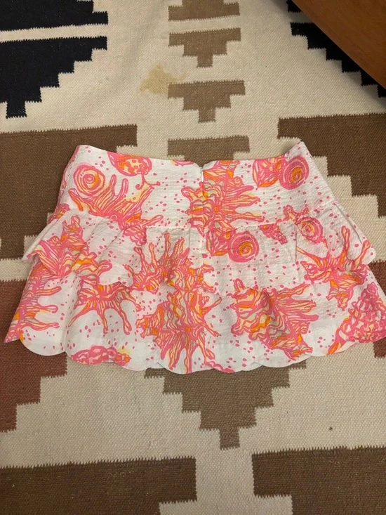 Lily Pulitzer Cuddy Scalloped skirt Size 6 - Picture 9 of 9